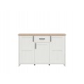 Skjenk Loksa 148x99 cm - Hvit - Eikelook