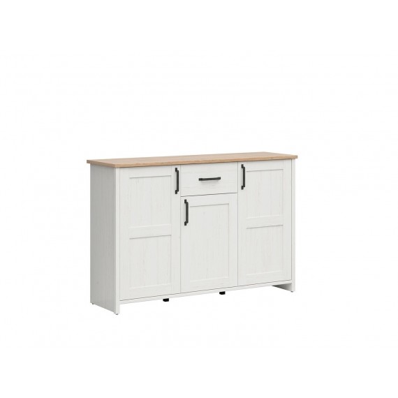 Skjenk Loksa 148x99 cm - Hvit - Eikelook