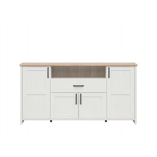 Skjenk Loksa 194x99 cm - Hvit - Eikelook