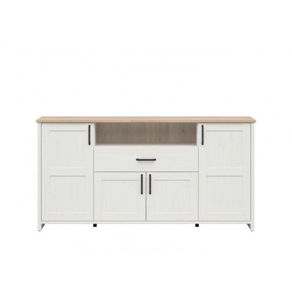 Skjenk Loksa 194x99 cm - Hvit - Eikelook