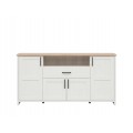 Skjenk Loksa 194x99 cm - Hvit - Eikelook