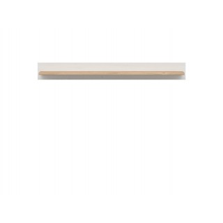 Vegghylle Loksa 143 cm - Hvit - Eikelook