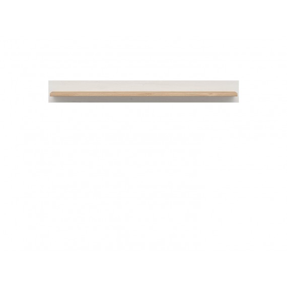 Vegghylle Loksa 143 cm - Hvit - Eikelook