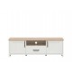 Tv-benk Loksa 160x51 cm - Hvit - Eikelook