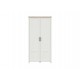 Garderobe Loksa 102x201 cm - Hvit - Eikelook