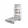 Skapseng Bed Concept 90 x 200 - vertikal - hvit høyglans