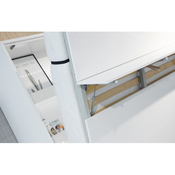 Skapseng Bed Concept 140 x 200 - Veggseng - Skapseng - Hvit matt