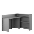 Work Concept skrivebord 115 cm - Sammenleggbart skrivebord - Grå