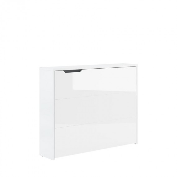 Skrivebord Work Concept 115/136 cm - Sammenleggbart skrivebord - Hvit høyglans