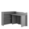 Skrivebord Work Concept 115 cm - Sammenleggbart skrivebord - Grå matt
