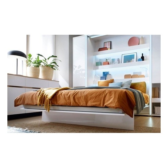 Skap til Bed Concept skapseng - Hvit matt