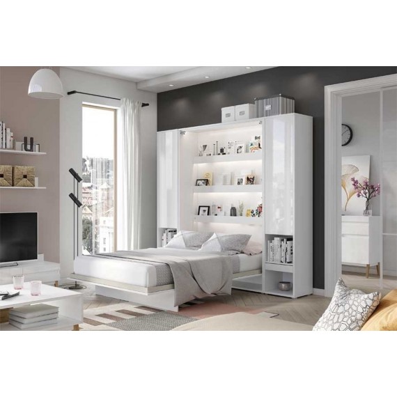 Skap til Bed Concept skapseng - Hvit matt