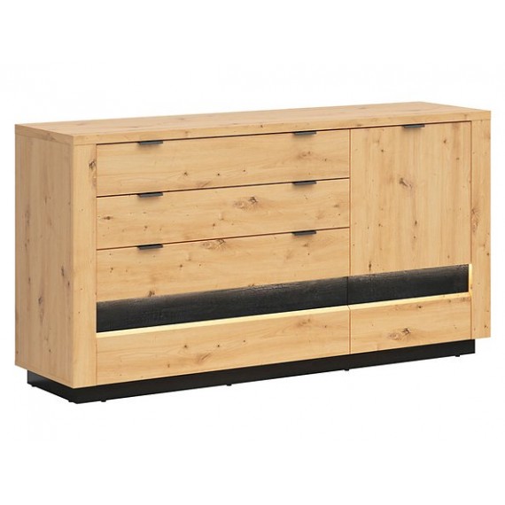 Skjenk Ostia 161x85 cm - Trelook - med belysning