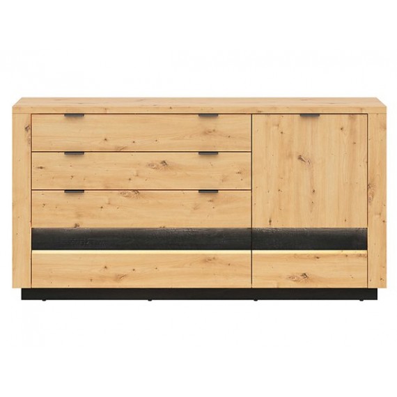 Skjenk Ostia 161x85 cm - Trelook - med belysning