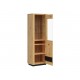 Vitrineskap Ostia 67x200 cm - Trelook - med belysning