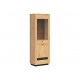 Vitrineskap Ostia 67x200 cm - Trelook - med belysning