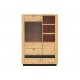 Vitrineskap Ostia 101x144 cm - Trelook - med belysning