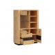 Vitrineskap Ostia 101x144 cm - Trelook - med belysning