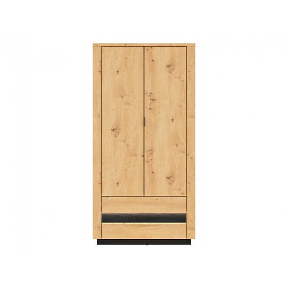 Garderobe Ostilla 101x200 cm - Trelook - med belysning