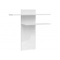 Veggpanel Asena 130x120cm - Hvit høyglans