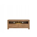 TV-benk Gent 138x60 cm - 2 skuffer - eik stirling