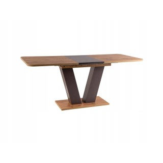 Spisebord Platon 136-176 cm - Eikelook - Brun