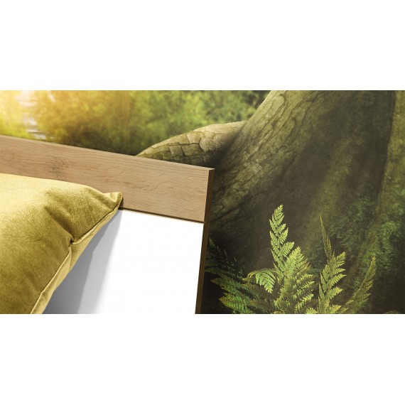 Seng Arkino 120 cm - Trelook - Hvit