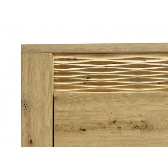 Skjenk Artisa 92x140 cm - Eikelook - 4 dører - 1 skuff