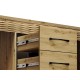 Skjenk Artisa 138x94 cm - Eikelook - 2 dører - 4 skuffer