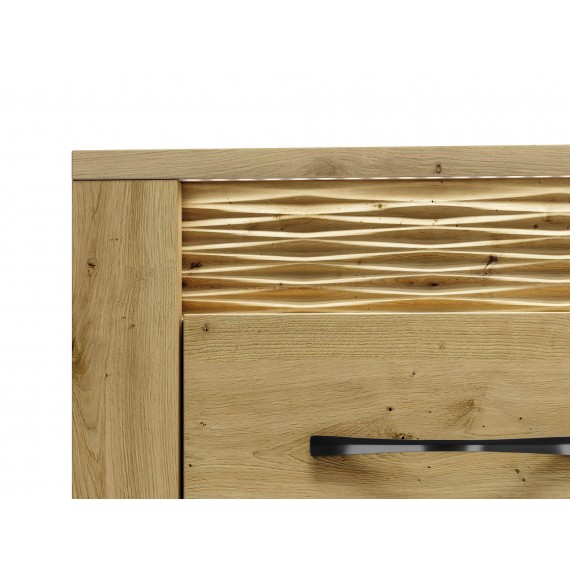 Skjenk Artisa 138x70 cm - Eikelook - 3 dører