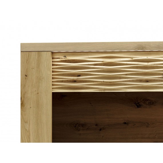 TV-benk Artisa 150x52 cm - eikelook - 2 skuffer