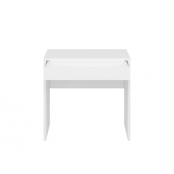 Skrivebord Kenda 83x79 cm - Hvit matt - 1 skuff