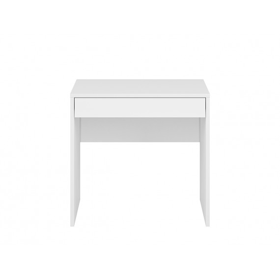 Skrivebord Kenda 83x79 cm - Hvit matt - 1 skuff