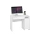 Skrivebord Kenda 102x79 cm - Hvit matt - 1 skuff - 1 dør