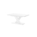 Spisebord Ksenon XL 160-256 cm - Hvit høyglans