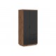 Garderobe Forn 94x201 cm - eik delano - svart matt - 2 dører - 2 skuffer