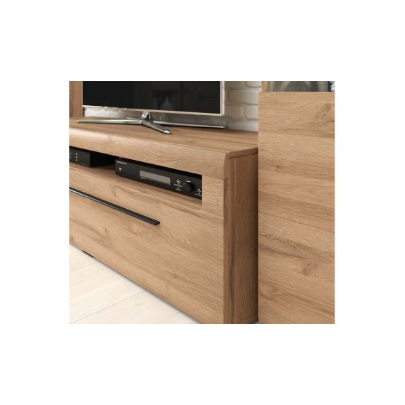 TV-benk Tulsa 160x52 cm - Eik Grandson - 1 skuff