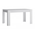 Spisebord Fribax 140-180 cm - Hvit matt