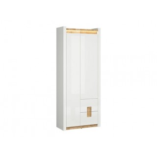 Garderobeskap Alameda 82x201 cm - med belysning