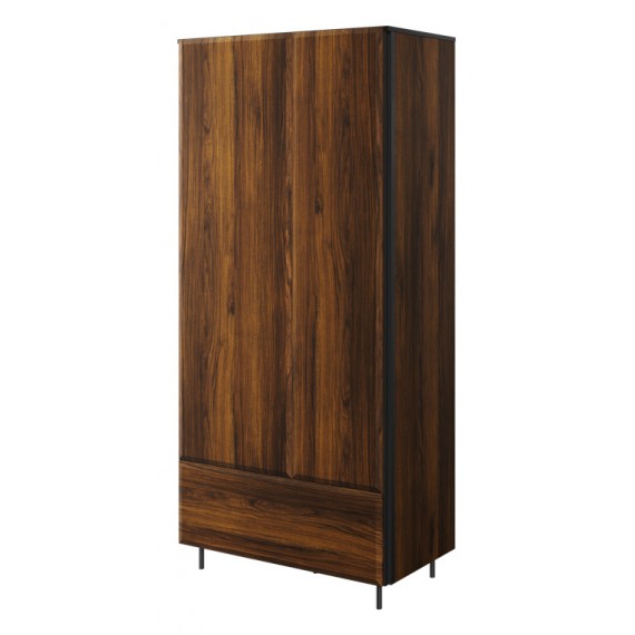 Garderobeskap Borga 90x197 cm - 2 dører