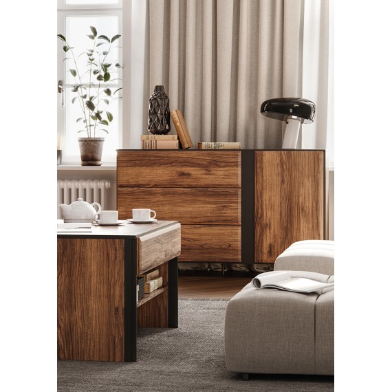 Sofabord Borga 100x55 cm - Eikelook