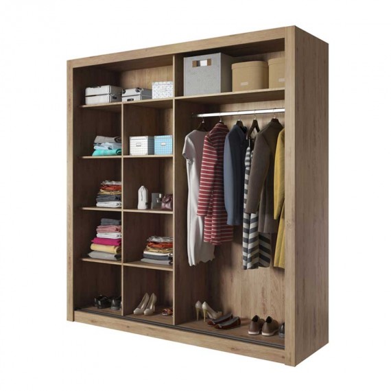 Garderobeskap Arti 203x215 cm - Eikelook