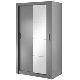 Garderobeskap Arti 120x215 cm - grå