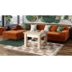 Sofabord Cleo 75-150x75 cm - eik sonoma - hvit matt - hev/senk