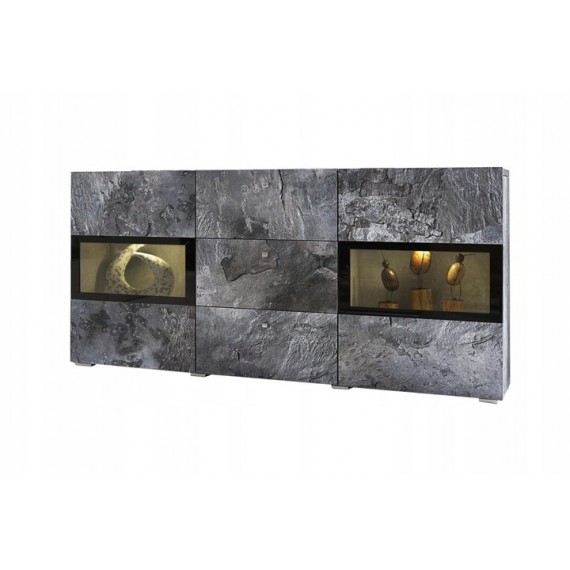 Skjenk Baros 132 cm - Steinlook