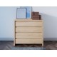 Kommode KASPIAN 105x92 cm - eik sonoma - 4 skuffer