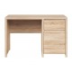 Skrivebord KASPIAN 120x77 cm - eik sonoma - 1 dør - 1 skuff