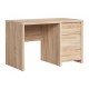 Skrivebord KASPIAN 120x77 cm - eik sonoma - 1 dør - 1 skuff