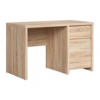 Skrivebord KASPIAN 120x77 cm - eik sonoma - 1 dør - 1 skuff