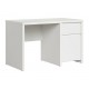 Skrivebord KASPIAN 120x77 cm - hvit matt - 1 dør - 1 skuff